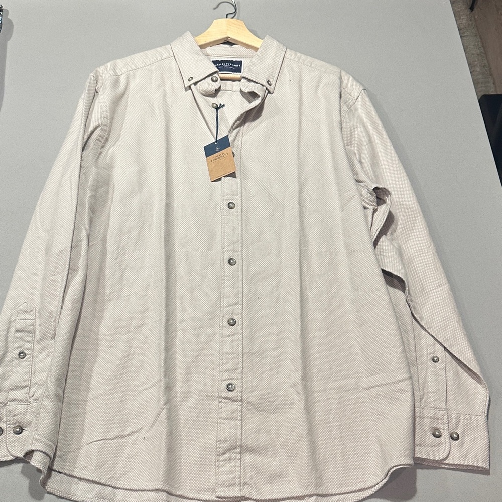 Men's Classic Premium Flannel Tan Shirt
